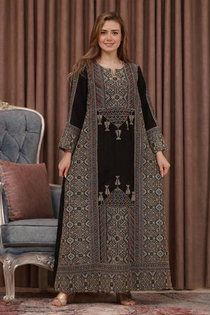 Ramadan Embroidered Maxi Dress
