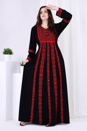 Embroidered Maxi Dress